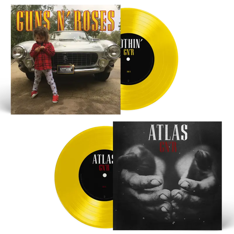 Guns N' Roses - Nothin’ / Atlas – Vinyle 45T