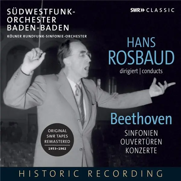 Hans Rosbaud dirige Beethoven Symphonies Concertos Ouvertures