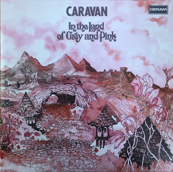 In The Land Of Grey And Pink Vinyle Rose et Gris Marbré