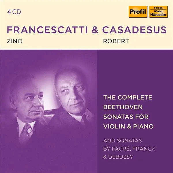 Intégrale des sonates pour violon et piano