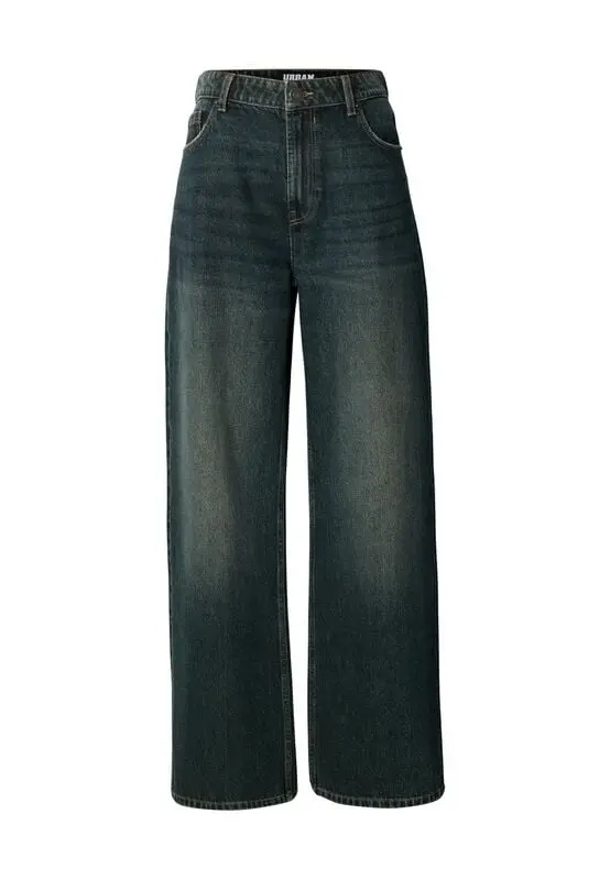 Jean de Urban Classics - Jean Ample - 27 à 34 - pour Femme - bleu