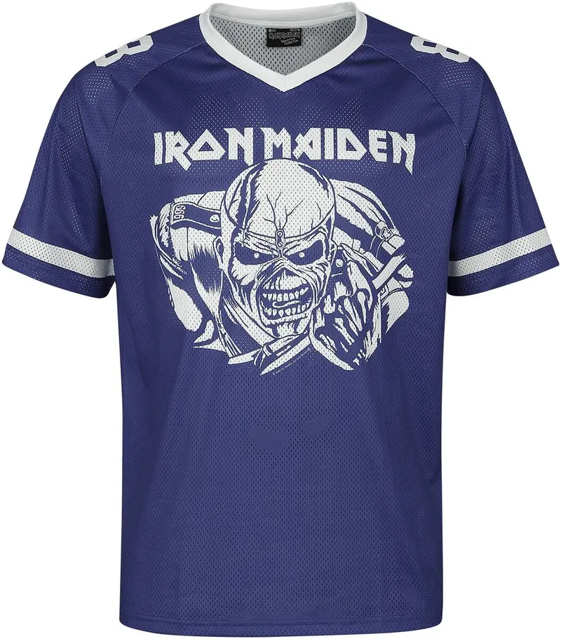 Jersey de Iron Maiden - EMP Signature Collection - S à XXL - pour Homme - bleu/blanc