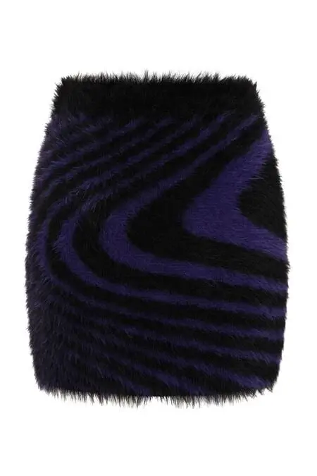 Jupe courte Gothic de Banned Alternative - Daphne Skirt - S à XL - pour Femme - noir/lilas