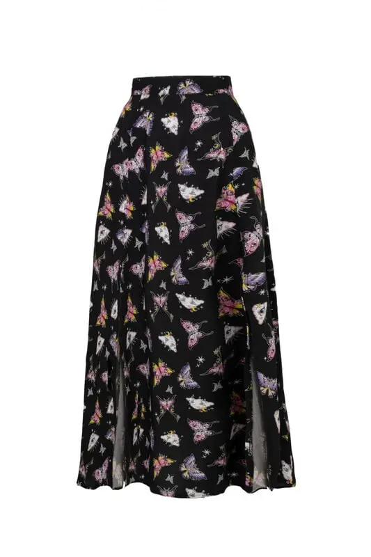 Jupe longue de Hell Bunny - Kocho Skirt - XS à 4XL - pour Femme - multicolore
