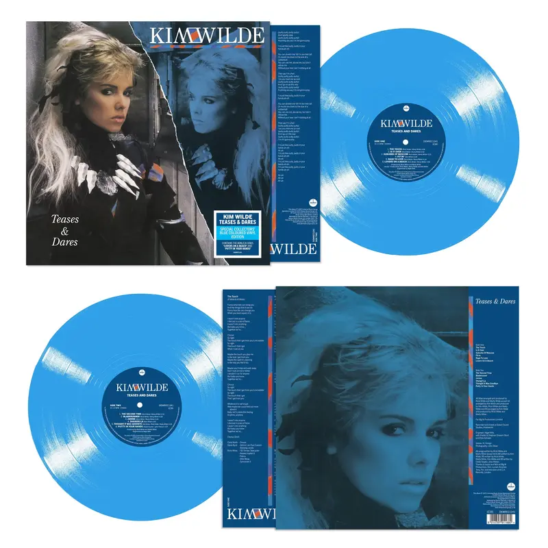 Kim Wilde | Teases & Dares - Vinyle bleu