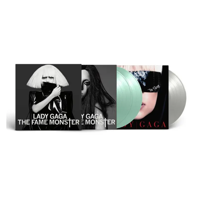 Lady Gaga - The Fame Monster - Triple Vinyle Argent & Vert