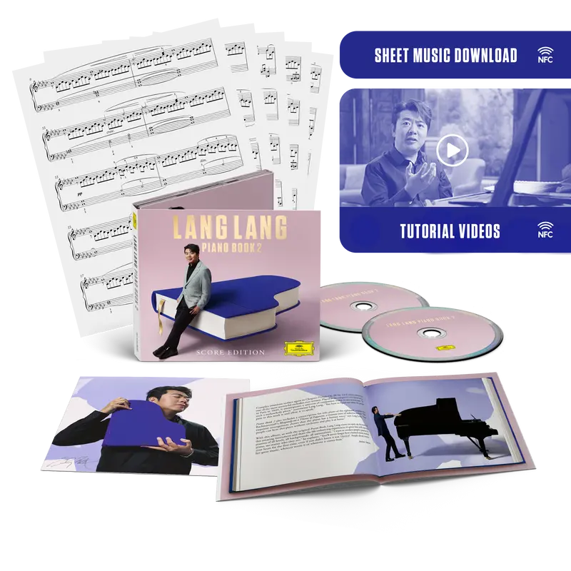 Lang Lang - Piano Book 2 - Double CD Score Edition + Carte dédicacée