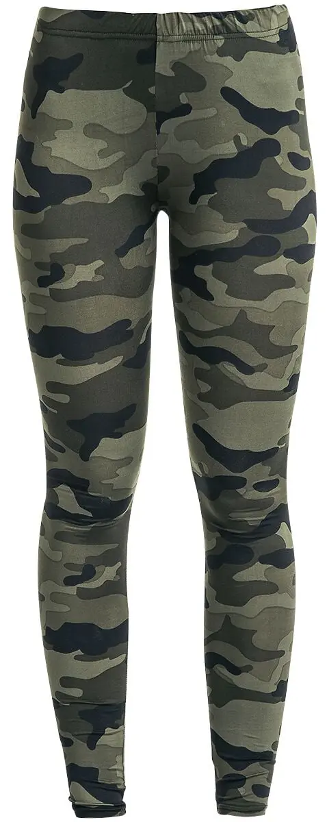 Legging de Urban Classics - Ladies Camo Leggings - XS à XL - pour Femme - camouflage forêt