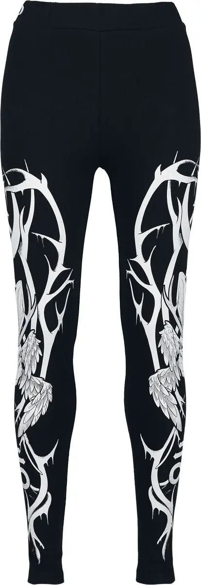 Legging Gothic de Black Blood by Gothicana - Occult Horror - S à XXL - pour Femme - multicolore