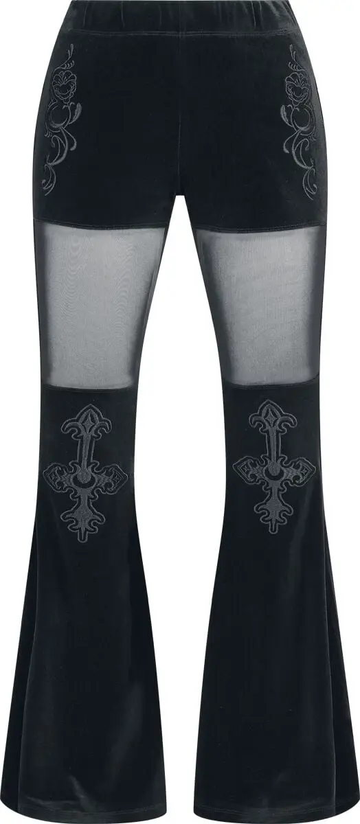 Legging Gothic de Gothicana by EMP - Countess Bathory - S à XXL - pour Femme - noir