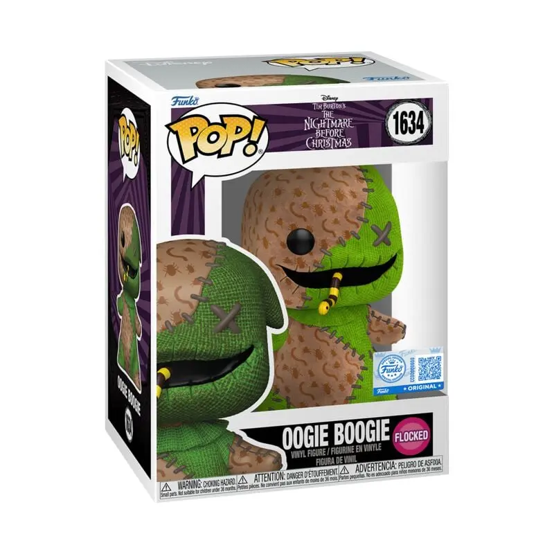 L'Étrange Noël De Monsieur Jack - Oogie Boogie (Flocked - Funko Pop! n°1634 - Funko Pop! - Funko Shop Europe