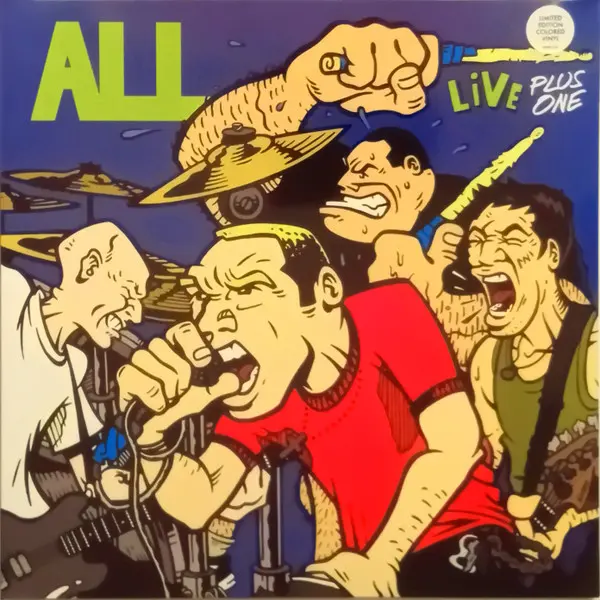 Live Plus One Vinyle Bleu et Jaune Marbré