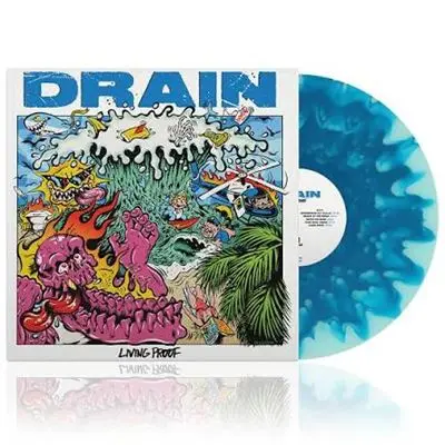 Living Proof Vinyle Bleu et Blanc Transparent