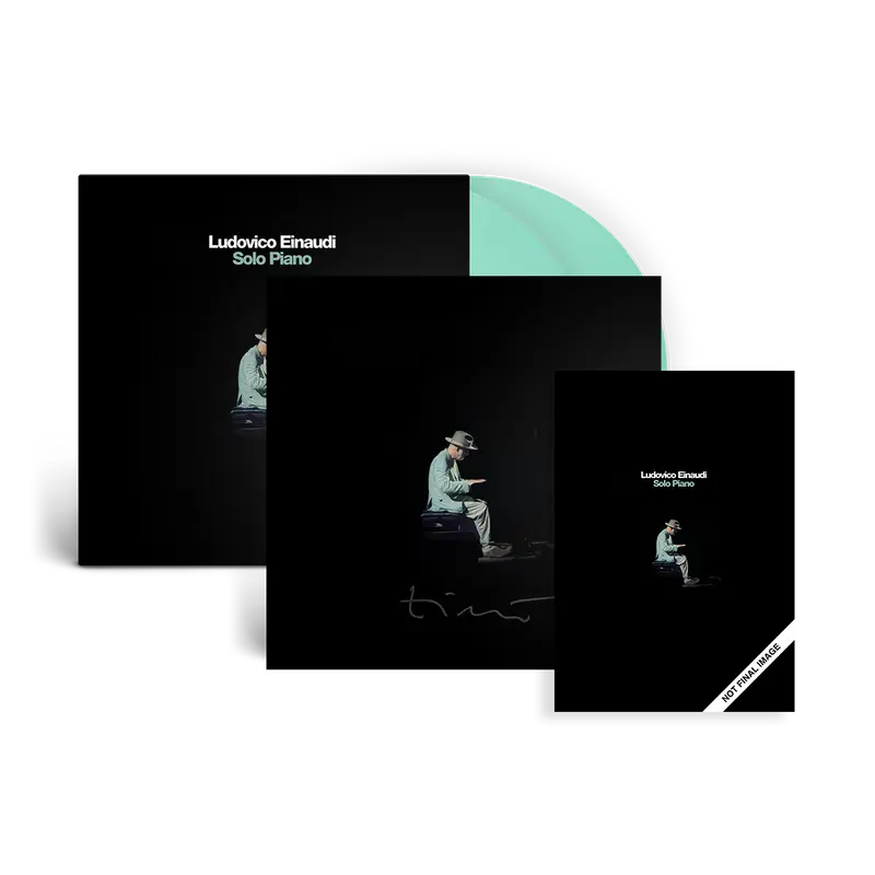 Ludovico Einaudi - Solo Piano - Double Vinyle Vert + Carte dédicacée + Livre de partitions