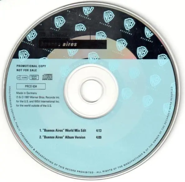 Madonna | Buenos Aires - CD (promo)