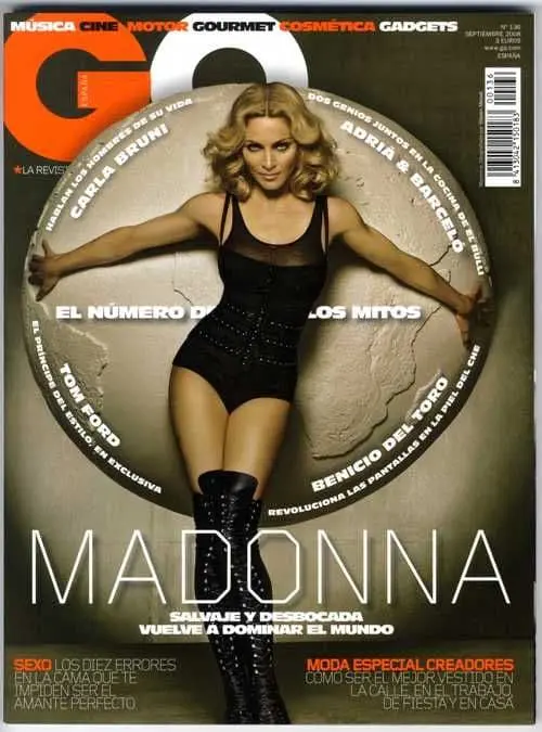 Madonna | GQ - Espagne - (Septembre 2008) - Magazine