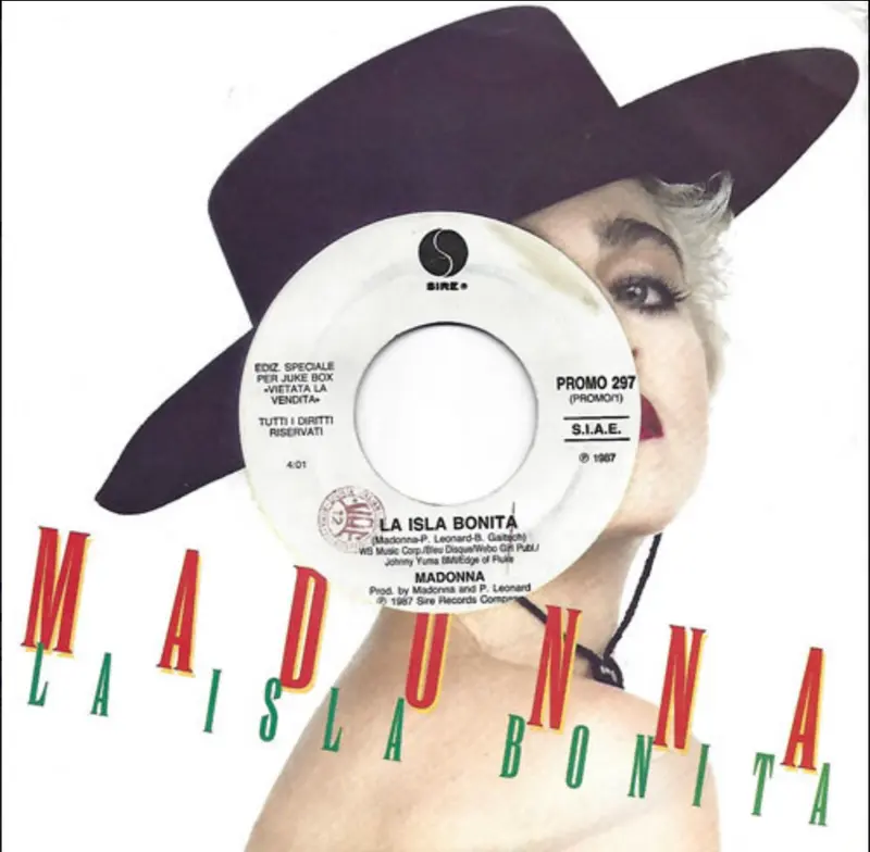 Madonna | La Isla Bonita - 45T (promo Italie)