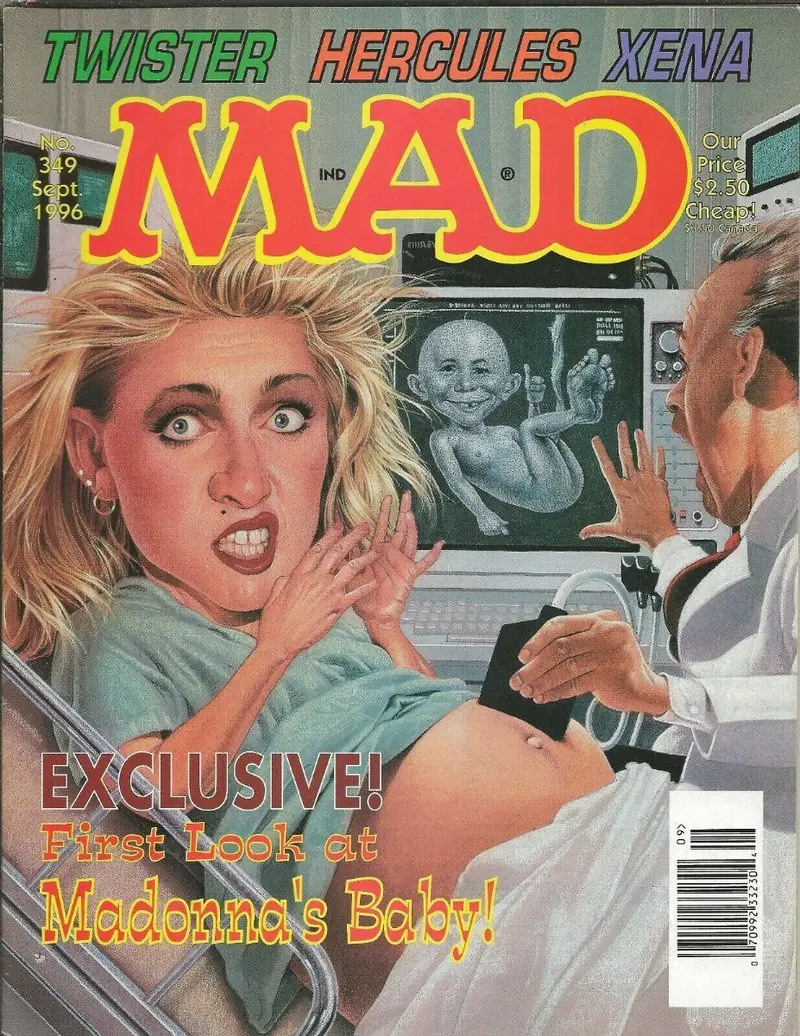 Madonna | Mad Magazine - USA (Septembre 1996) - Magazine