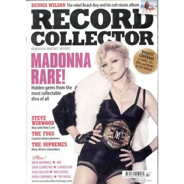 Madonna | Record Collector (Juillet 2008) - Magazine