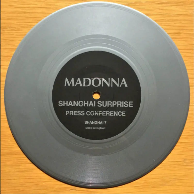 Madonna | Shanghai Surprise Press Conference (Grey vinyl)