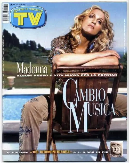 Madonna | Sorrisi e canzoni tv (Octobre 2000) - Magazine