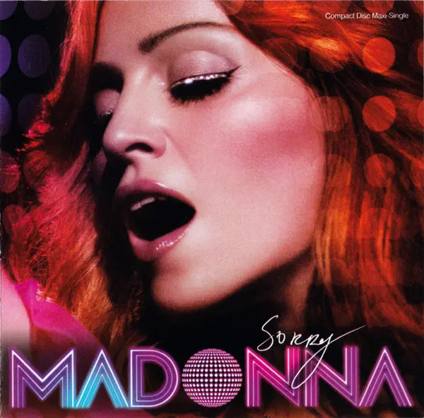 Madonna | Sorry - CD maxi (Europe)