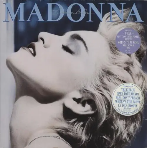Madonna | True Blue - Vinyle + poster (Hong-Kong)