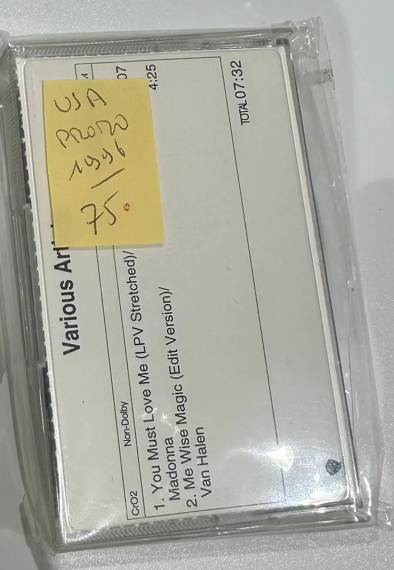 Madonna | Warner - Various Artists (K7 Promo USA)
