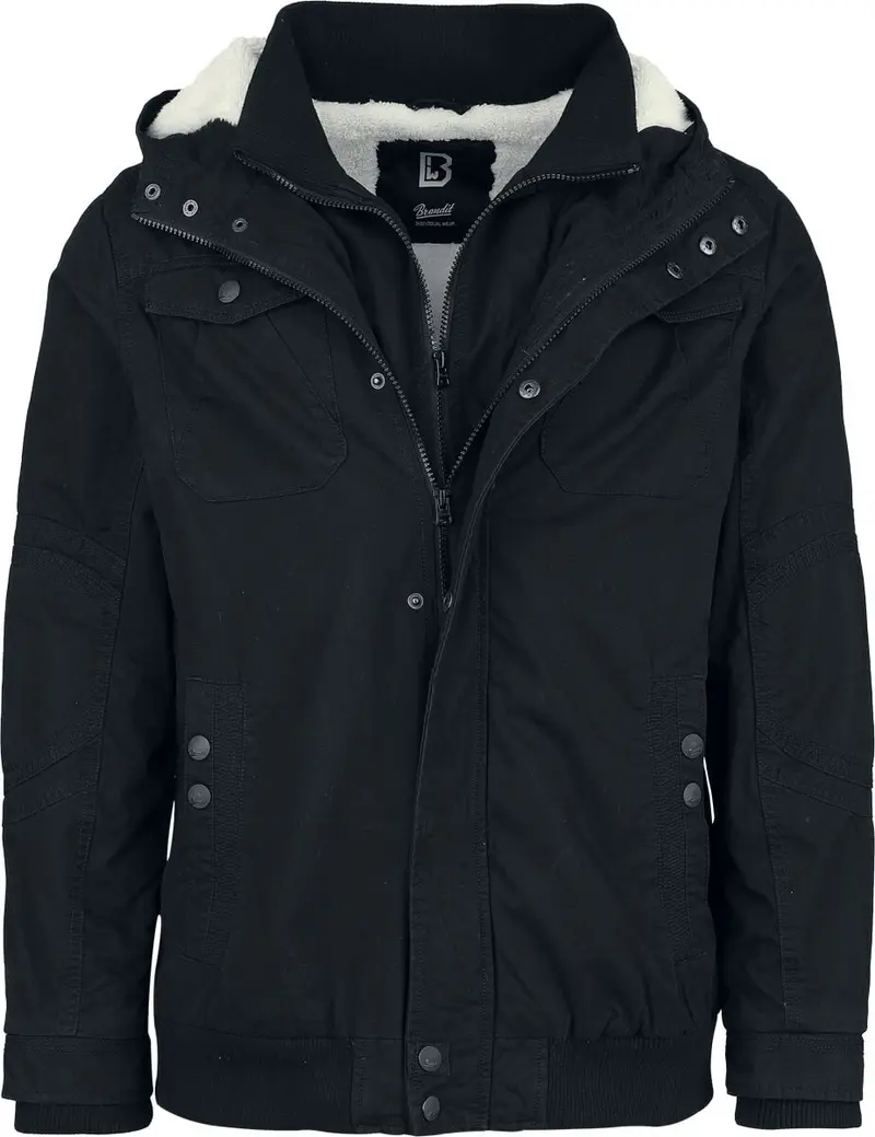 Manteau d'hiver de Brandit - Medow Jacket - M - pour Homme - noir