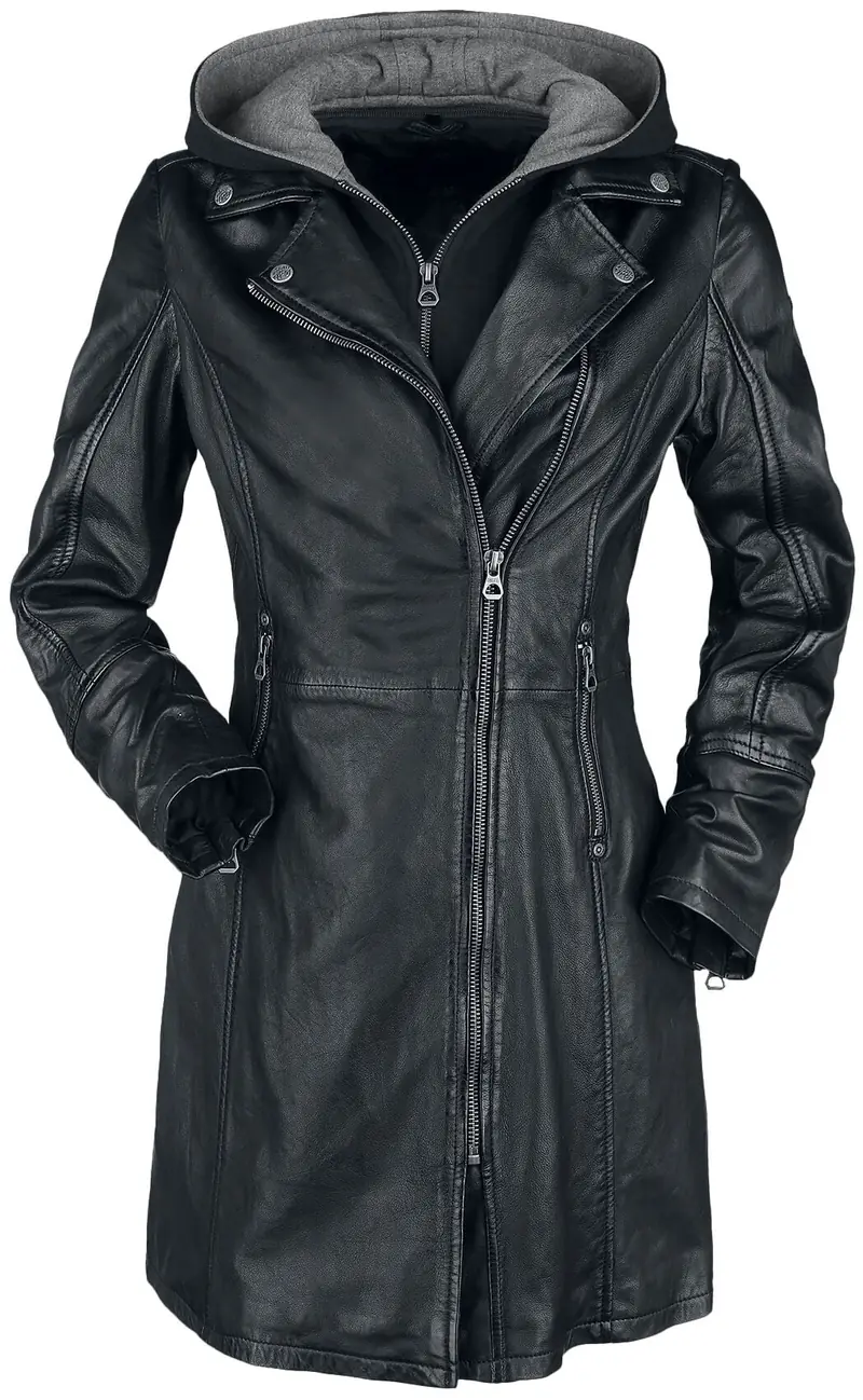 Manteau en cuir de Mauritius - Seneka LEGV - XS à XXL - pour Femme - noir