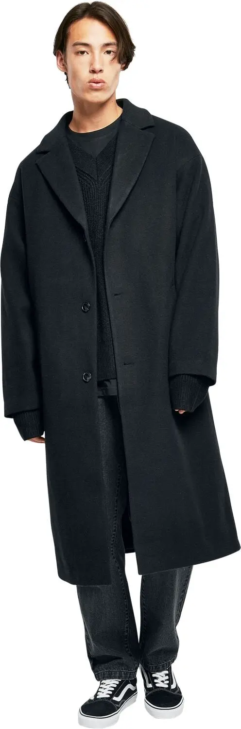 Manteaux de Urban Classics - Manteau Long - S à XXL - pour Homme - noir