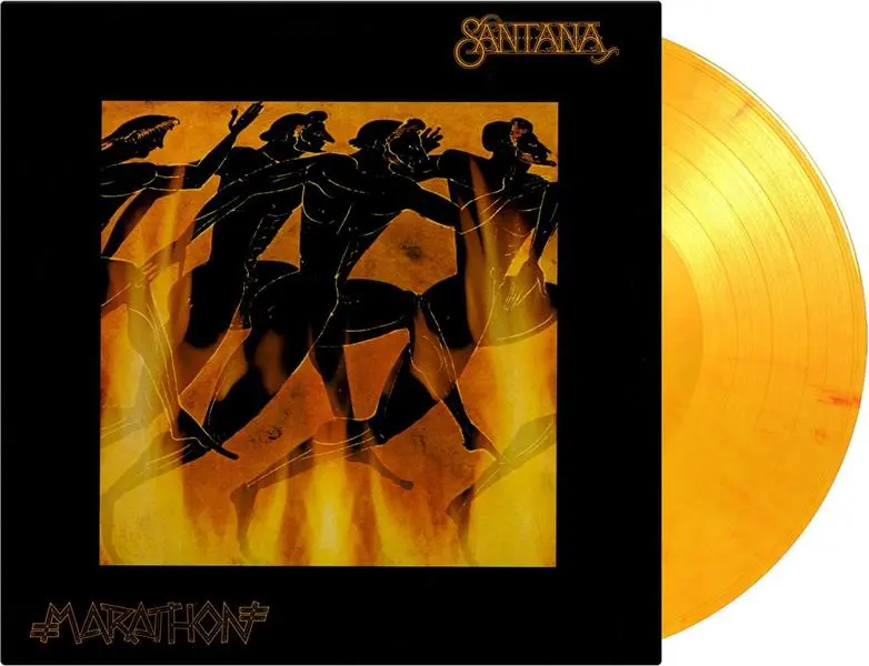 Marathon Édition Limitée Vinyle Jaune, Rouge et Orange Marbré