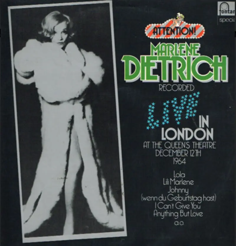 Marlene Diertrich | Live in London (Allemagne)