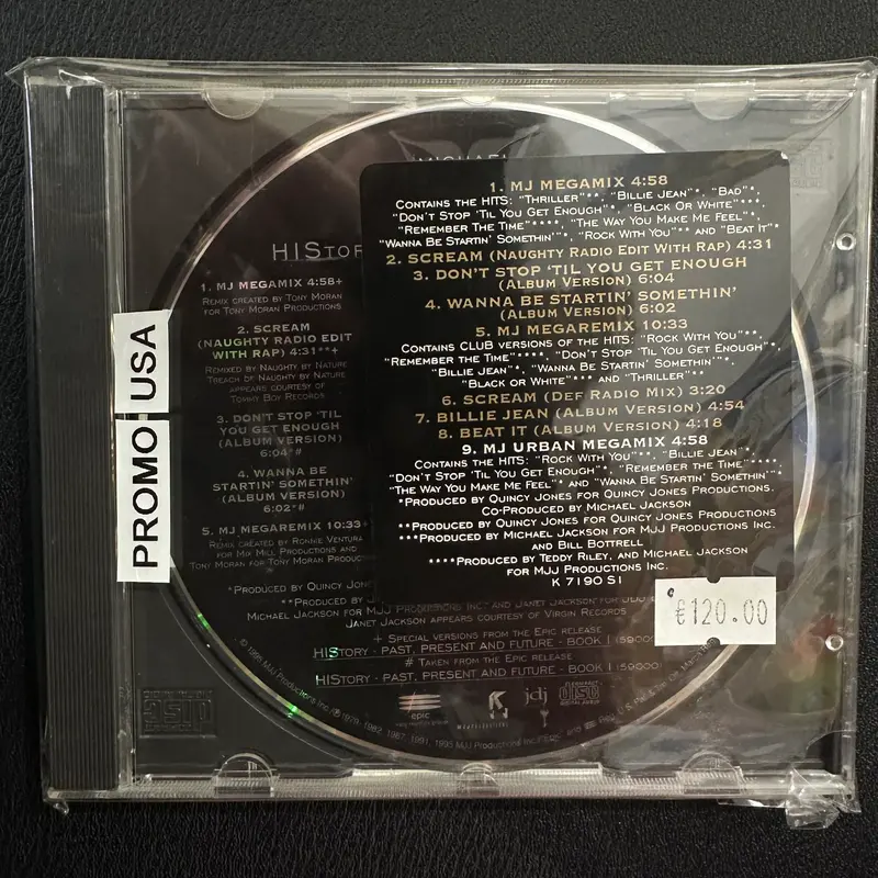 Michael Jackson | History - Past, Present and Future - CD (Promo USA)