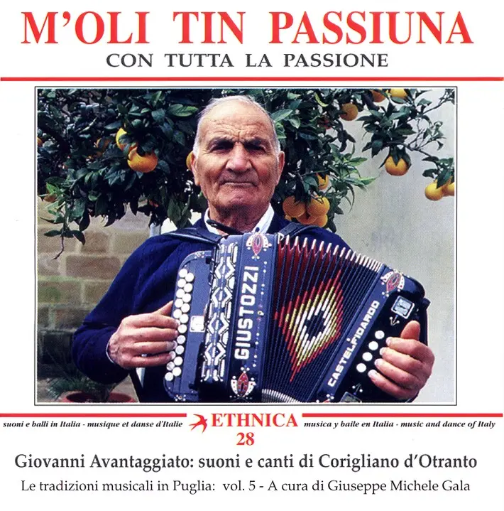M'OLI TIN PASSIUNA - GIOVANNI AVANTAGGIATO (CD)