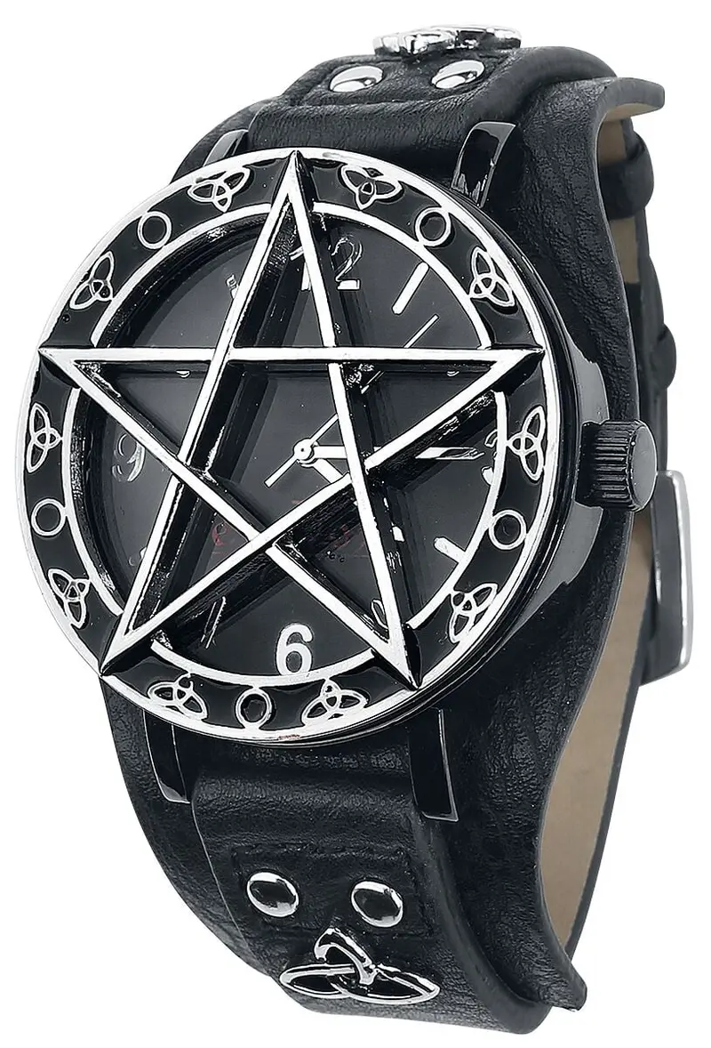 Montres bracelets Gothic de etNox Time - Pentagramm - pour Unisexe - Standard