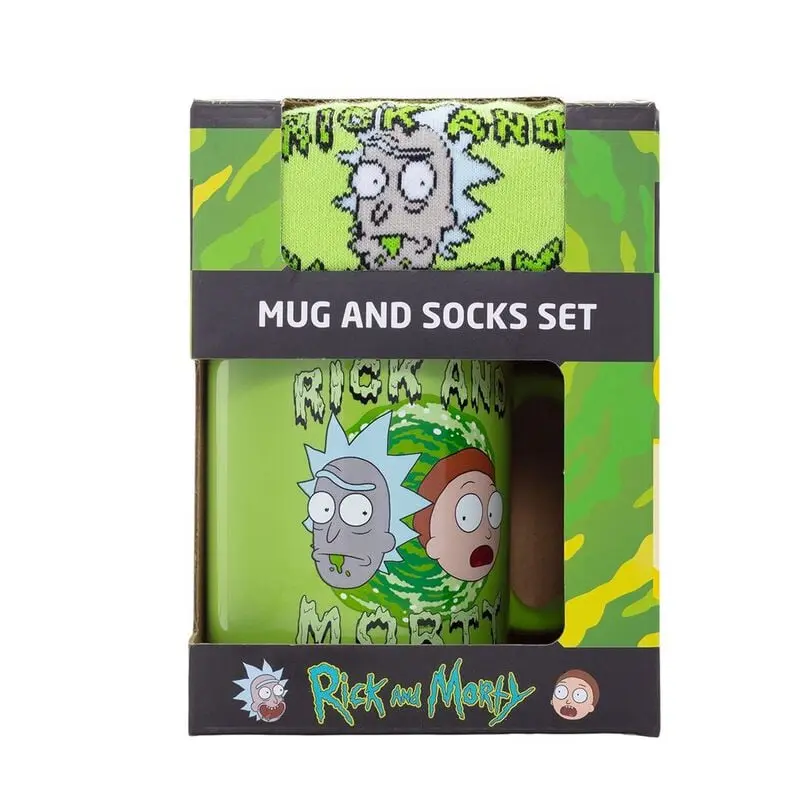 Mug de Rick & Morty - Portal - Mug & Chaussettes - pour Indifférent - multicolore