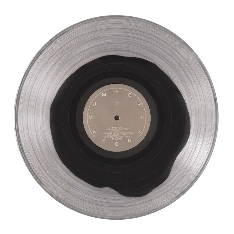 Mumford & Sons - Prizefighter - 'Clover' Black On Clear Vinyl