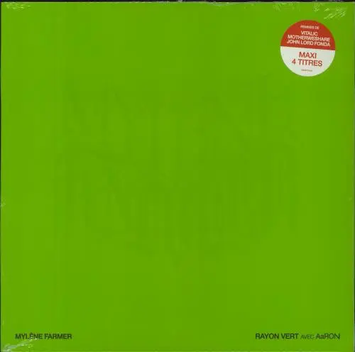 Mylène Farmer & Aaron | Rayon vert (remixes) - Maxi 45T