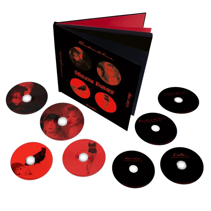 Mylène Farmer - Cendres de lune / Ainsi soit je... / L'autre / Anamorphosée - Coffret 8CD (Limité et Numéroté)
