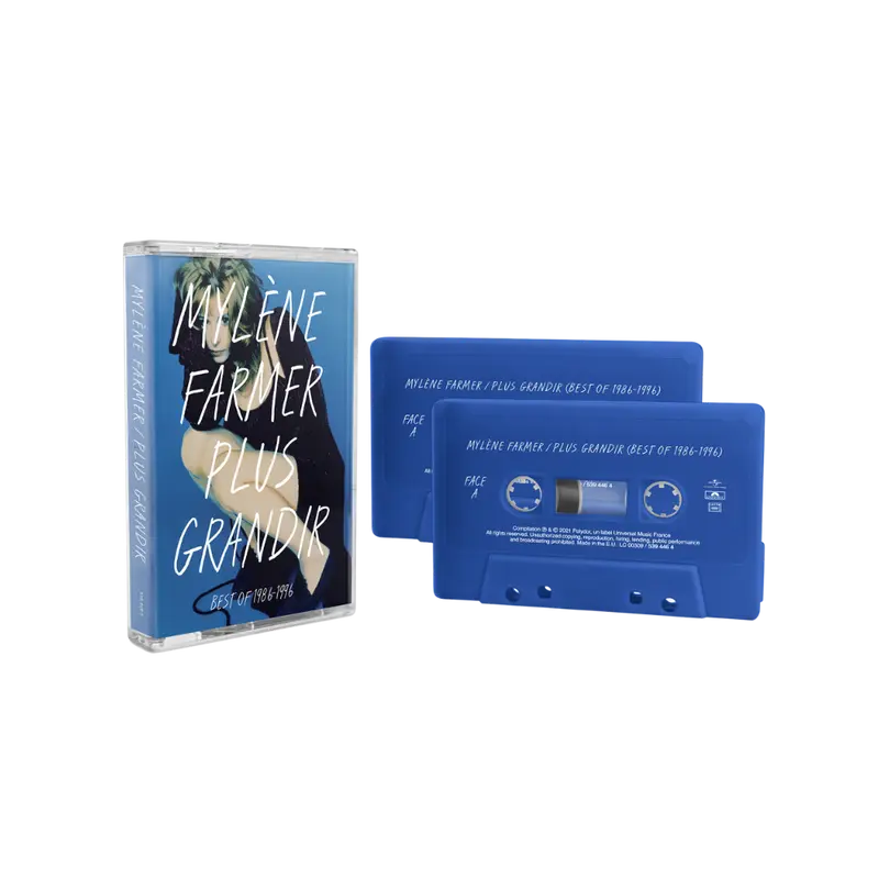 Mylène Farmer - Plus grandir – Best Of 1986 - 1996 - Double Cassette Bleue