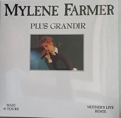 Mylène Farmer | Plus grandir (mother's live remix) - Maxi 45T - Occasion