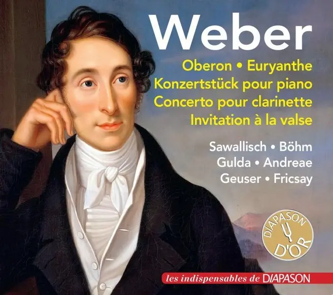 Oberon / Euryanthe / Konzertstück pour piano / Concerto pour clarinette