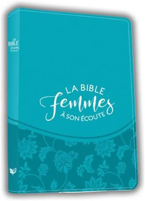 Occasion - Bible Segond 1910 Femmes à son écoute Turquoise souple avec relief fleurs