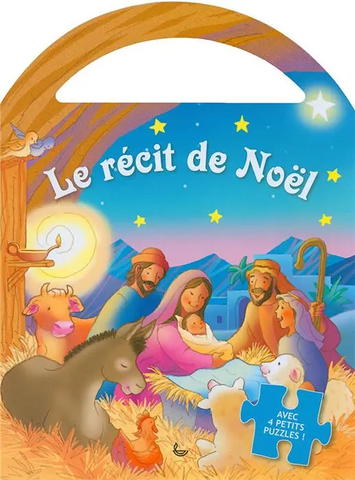 Occasion - Le récit de Noël avec 4 petits puzzles