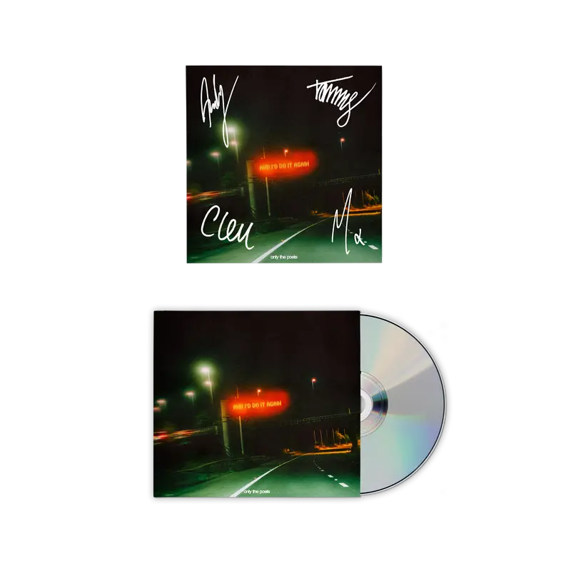 Only The Poets - and i'd do it again - CD + Artcard dédicacée