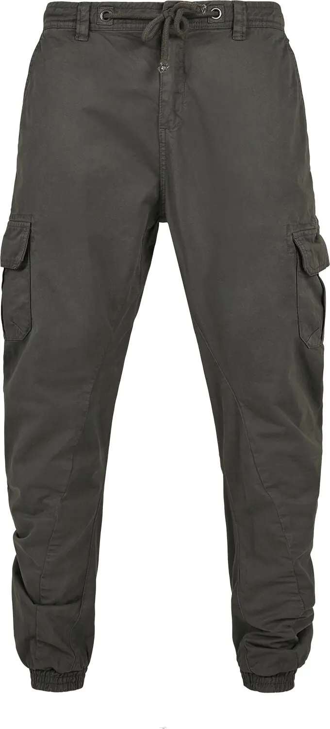 Pantalon Cargo de Urban Classics - Treillis élastiqué - S à 5XL - pour Homme - anthracite