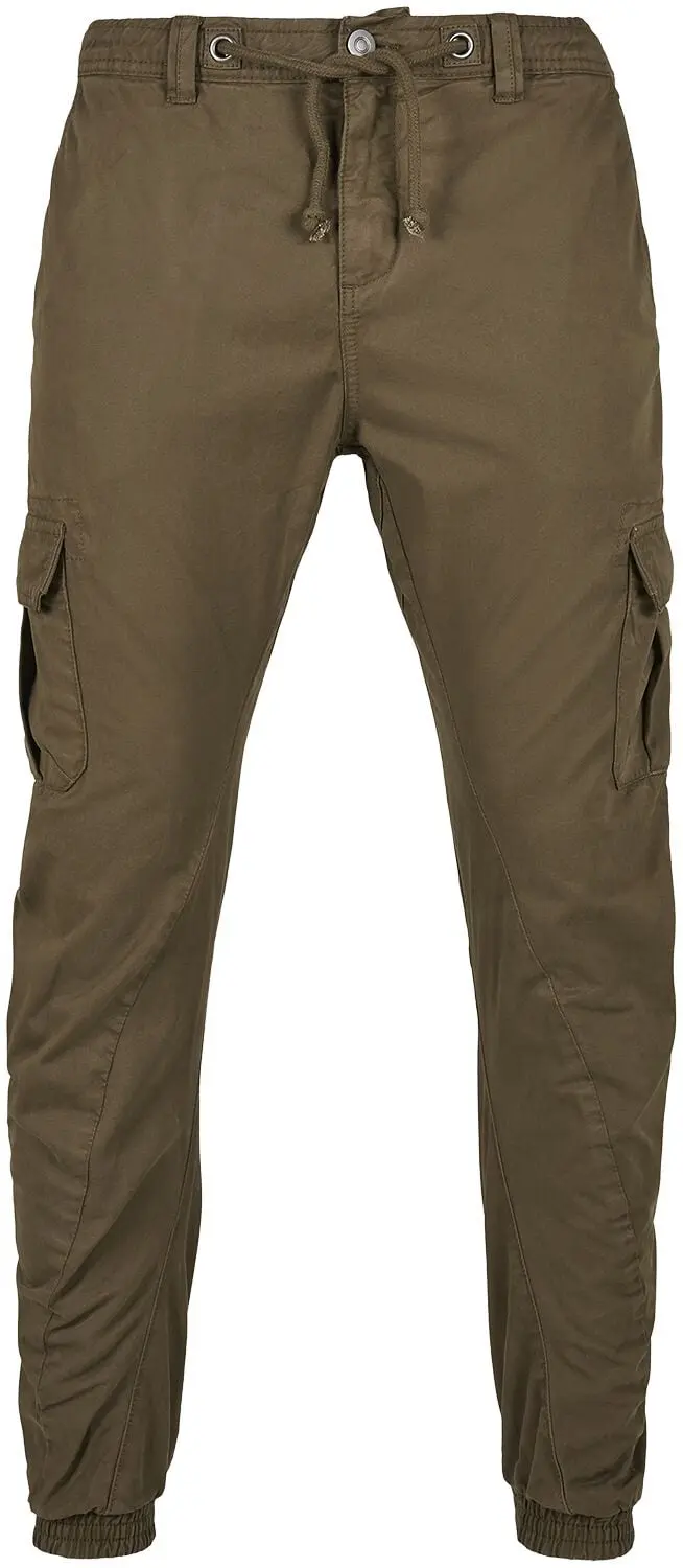 Pantalon Cargo de Urban Classics - Treillis élastiqué - S à 5XL - pour Homme - olive
