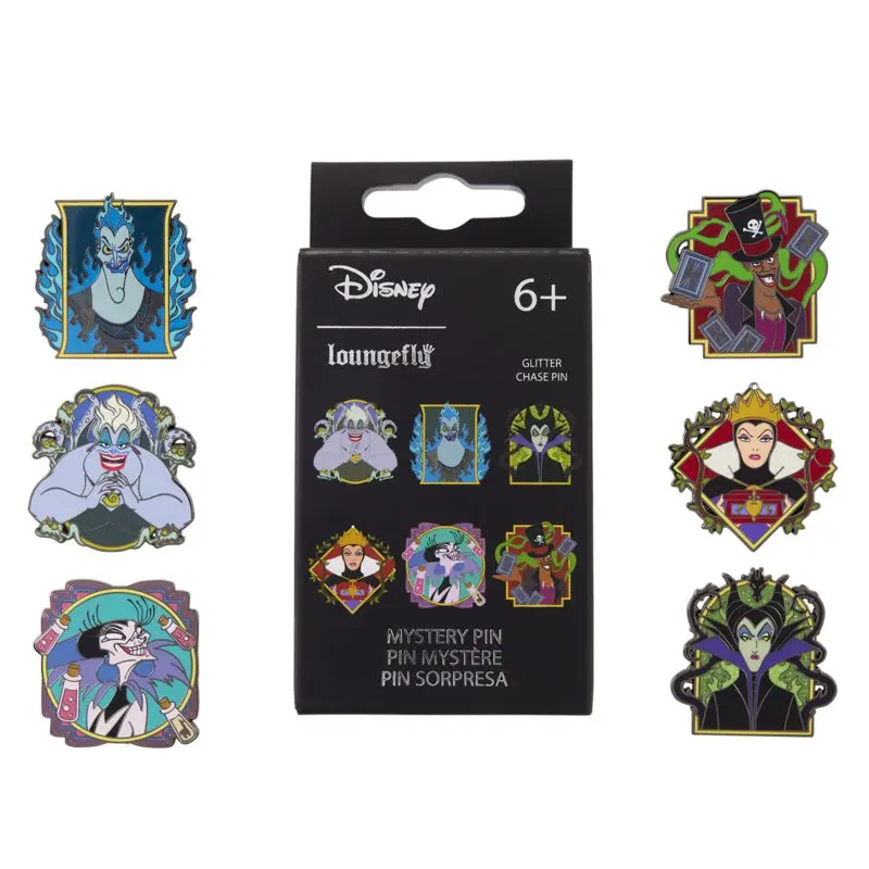 Pin's Disney de Walt Disney - Loungefly - Vilains - Pin's Mystère - pour Indifférent - multicolore