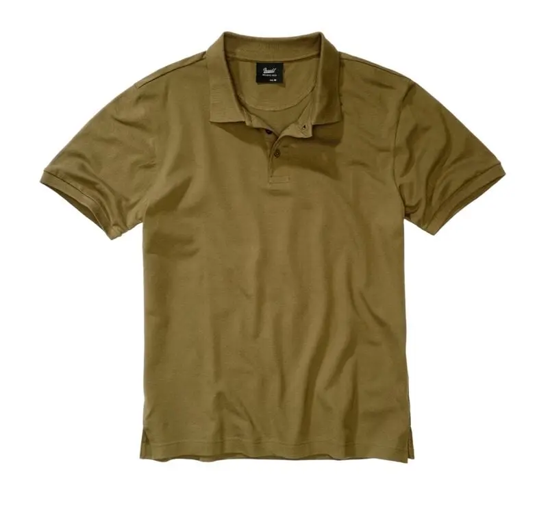 Polo de Brandit - Piqué - Polo Manches Courtes - S à XL - pour Homme - olive